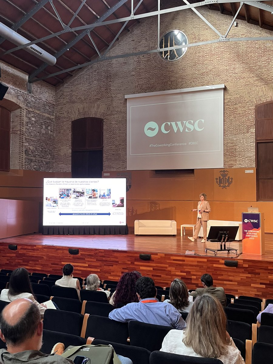 cowocatrural's tweet photo. Iniciem el segon dia de conferències a la #CWSC, aprenent de demanda i serveis d’oficines flex i les noves tendències en espais de treball https://t.co/l6qoyabfLU