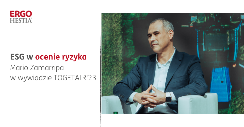 Zachęcamy do wysłuchania krótkiego wywiadu z międzynarodowego szczytu klimatycznego TOGETAIR 2023, w którym o #ESG w ocenie ryzyka opowiada MArio Zamarripa, Dyrektor ds. Zrównoważonego Rozwoju ERGO Hestii ⬇️
youtu.be/EBRPLR0jjkI
#CSR #śladwęglowy #klimat #sustainability
