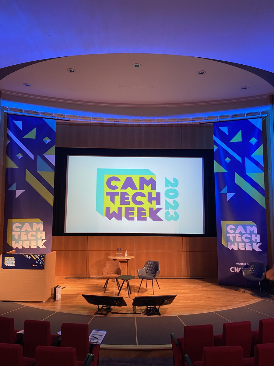 Another beautiful day at <a href="/HinxtonHall/">Hinxton Hall Conference Centre</a> for <a href="/CamTechWeek/">camtechweek</a>.  Our technicians are in place and we're ready to go!