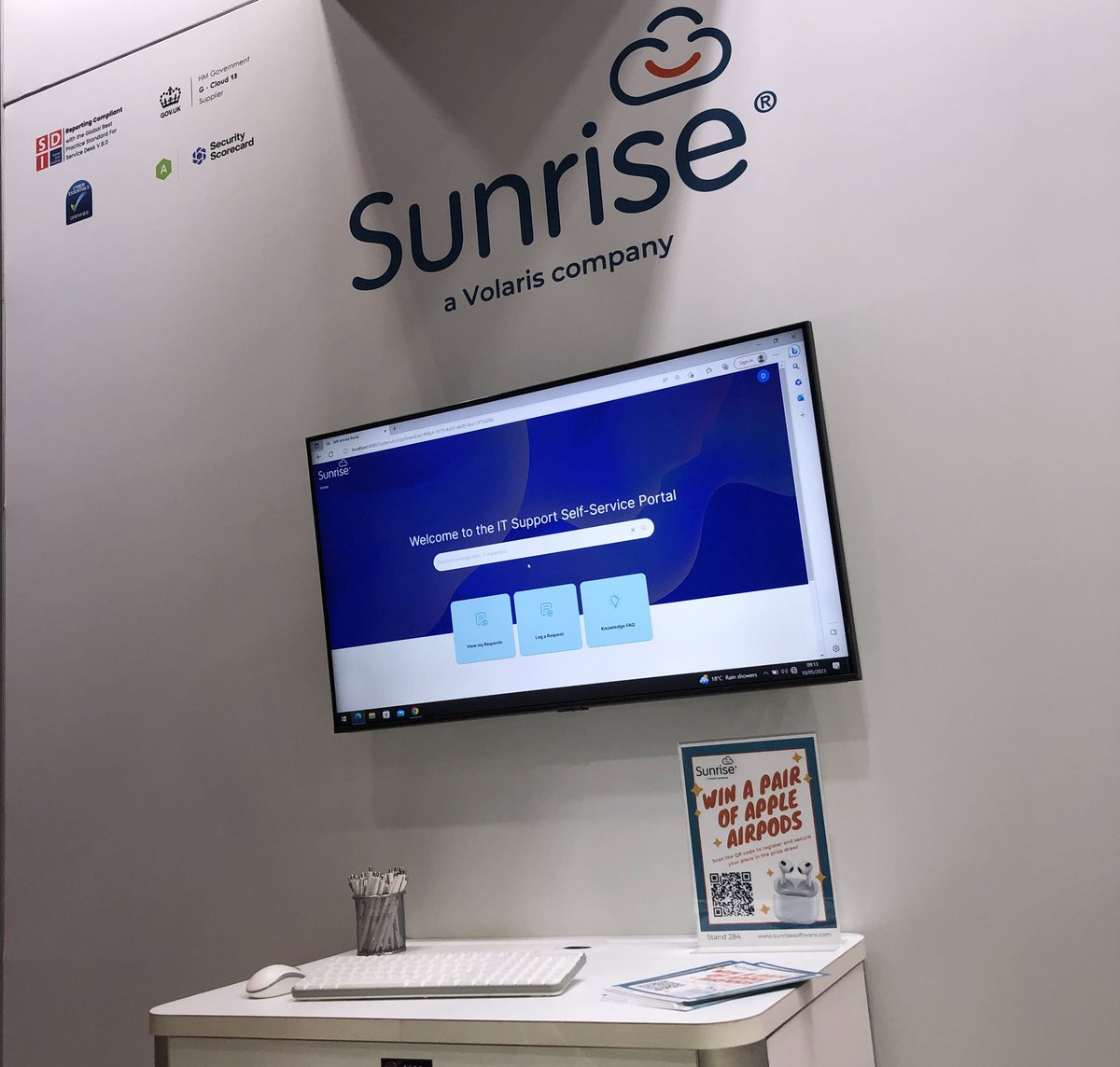Visit one of our demo pods to get a first look at our brand new Self-Service Portal!

Find us opposite Theatre 3 at Stand 284.

#SITS23  #ITSM #servicemanagement @SITS_UK