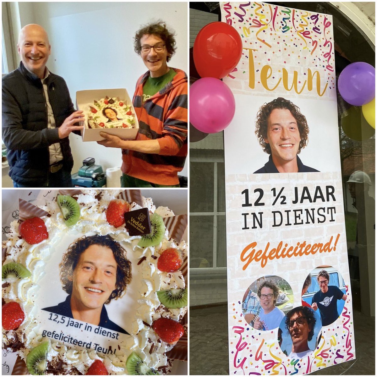 JUBILEUM 🎉 | Feest bij Bouwmij Janssen! We feliciteren Teun Vorst met zijn 12,5-jarig dienstjubileum!
Met het eigen team hebben we dit klein gevierd op de bouwplaats maar tijdens de zomerbarbecue staan we er nog eens uitgebreid bij stil.
Teun, van harte gefeliciteerd!