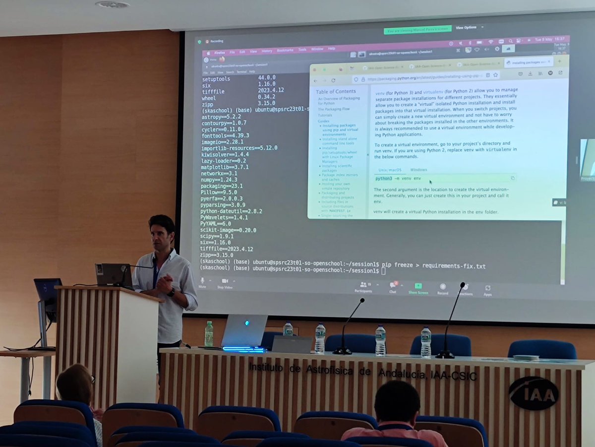 manugrapevine's tweet image. Here is my #workshop on #OpenSource Package Managers and #Containerisation Tools for the #SKAO #OpenScience School @iaa_csic @SKAO

Material, code and environments: github.com/spsrc/SKA-Open…

Enjoy it !🍸

Next session: Reproducibility with #BinderHub !