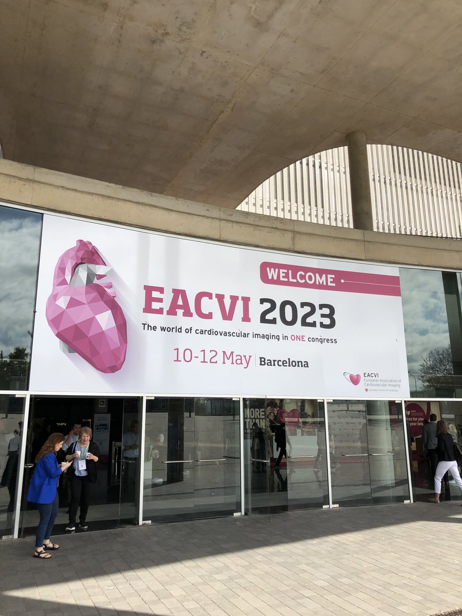 Happy to be in Barcelona this week for #EACVI2023 🫀