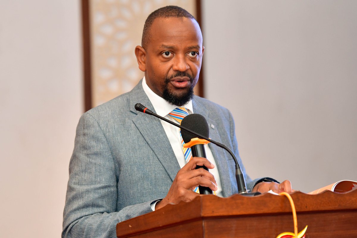 “Innovation for impact is thus a process where we must simultaneously couple the technological &amp; the market lead approaches, drawing on the present state of technology, knowledge of science &amp; project. ” – Keynote Speaker, Antony Mburu, GM Britam Holdings PLC . #KenGenG2G2023 ^TK