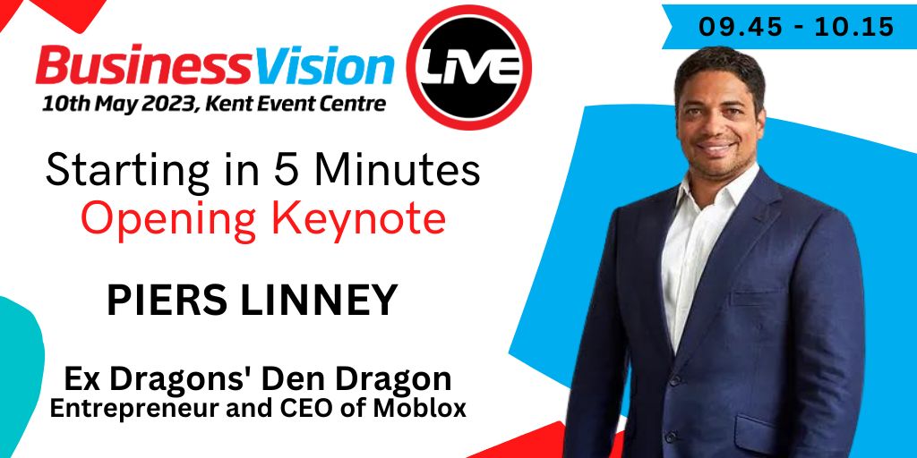 Our Opening Keynote <a href="/pierslinney/">Piers Linney</a> is due to begin his session in just 5 minutes! Make your way to the Astor suite and we will see you there! #BizVisionLIVE