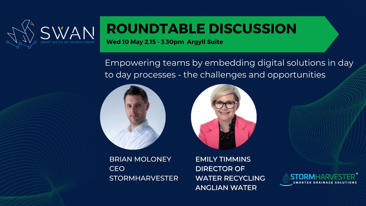 Don't miss - our roundtable discussion today at #SWAN2023 with Brian Moloney and Emily Timmins.

⏰ 2.15pm
📍 Argyll Suite / SWAN app online
📝 Empowering teams by embedding digital solutions in day to day processes - the challenges and opportunities