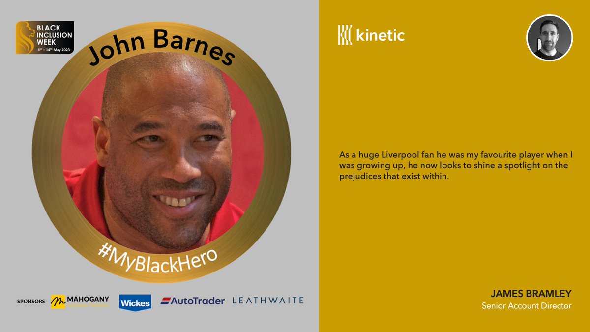 kineticwwUK's tweet photo. 8th - 14th May marks @BlackInclusionW, an initiative celebrating, empowering and amplifying Black voices. The week aims to share unsung and well known Black heroes with #MyBlackHero! #TogetherInAction #RealWorldResponsibility
Learn more about #BIW2023 https://t.co/wbqGarL8A7 https://t.co/9ay4yqnxWO