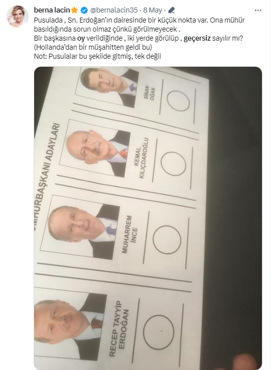 ToprakFM's tweet photo. Eğer oy pusulasında en küçük bir leke varsa oy kullanmayın. Ortalığı ayağa kaldırın. Gazetecileri ve il-ilçe seçim kurulu görevlilerini çağırın. Bir daha seçime giremesin hilebaz sahtekarlar!
#ilkTurdaBayKEMAL https://t.co/VOTp7npXuZ