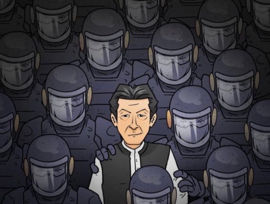 LageRahoKashmir's tweet photo. 13)
👌#caricature 
-#GenRaheel created #ImranKhanPTI in 2014
-#GenBajwa #selected #ImranKhanForPakistan in 2008 &amp; #deselected him in 2022
-#GenMunir had #ImranKhanArrested in 2023

Lesson- #PakArmy is a mafia. Once in, no way out but, 💀 https://t.co/Xm7PSo8np6