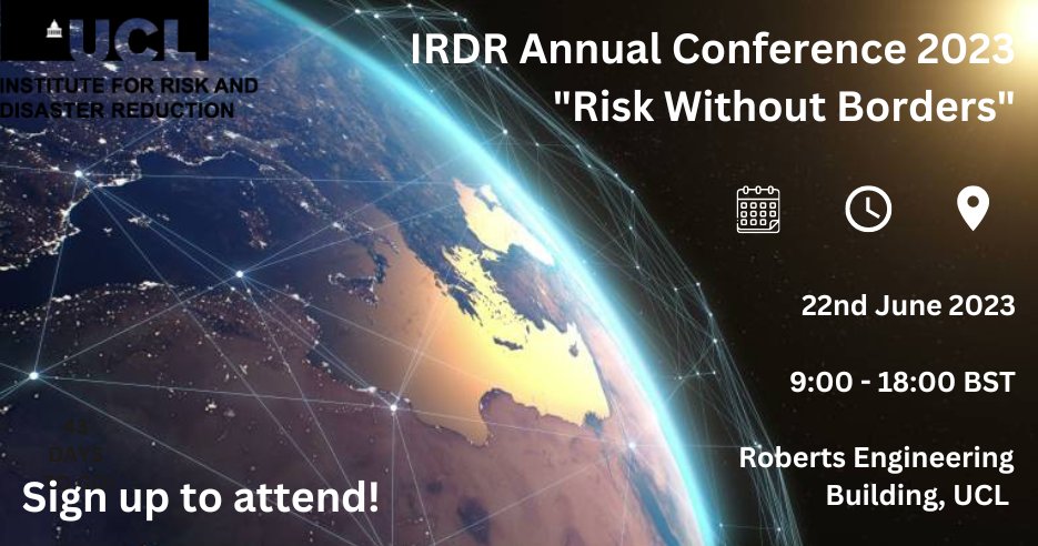 UCLRDR's tweet photo. This year's #IRDR Annual Conference is on 22nd June! Confirmed speakers include Judge @Gnatovsky from @ECHR_CEDH and Stefan Dercon @gamblingondev, Professor of Economic Policy at the Blavatnik School of Government @UniofOxford.  

Reserve your free place: https://t.co/OHl6C6i6Vl https://t.co/vlyLVoVHrE