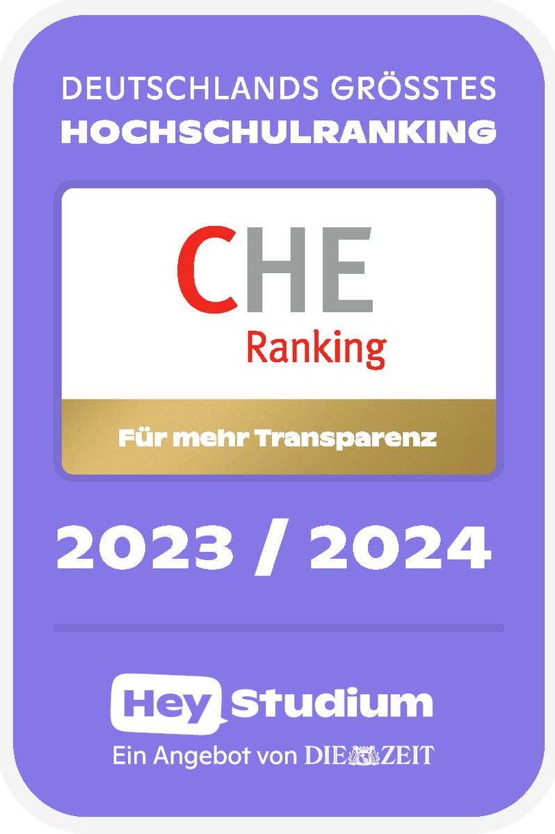 #Spitzenplätze für die #HfWU beim #CHERanking. 🥳Wir konnten beim renommierten Hochschulranking von @che_concept und <a href="/DIEZEIT/">DIE ZEIT</a> erneut beweisen, dass wir zu den besten #Hochschulen des Landes gehören. Mehr dazu: t1p.de/verm3