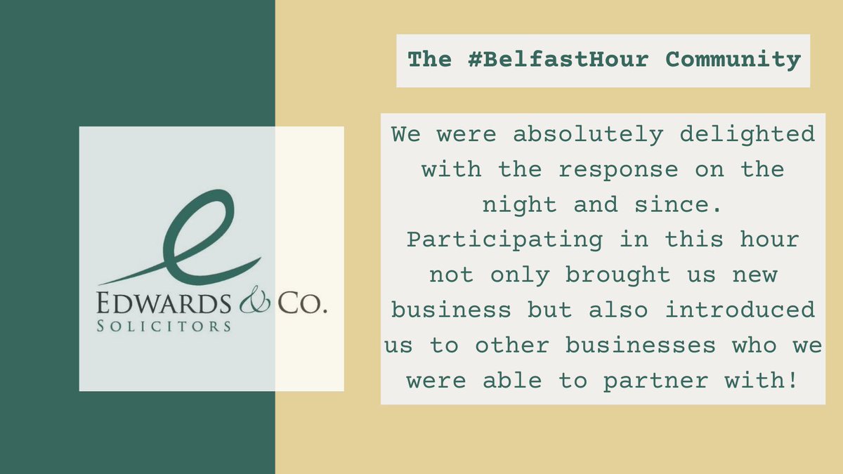 #BelfastHour (@belfasthourni) on Twitter photo Another busy #BelfastHour last night. Thank you all for joining us, thanks to <a href="/Eclipse_Tints/">Eclipse Tints</a> for the giveaway & hosts <a href="/EdwardsandCo_/">Edwards Solicitors</a> ! #EdwardsandCo Another busy #BelfastHour last night. Thank you all for joining us, thanks to <a href="/Eclipse_Tints/">Eclipse Tints</a> for the giveaway & hosts <a href="/EdwardsandCo_/">Edwards Solicitors</a> ! #EdwardsandCo
