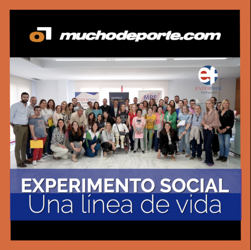 muchodeportecom's tweet photo. 🔶 COMUNICA y VENDE con #Muchodeporte
🫶 @EnterpriseForma, Fundación Albatros y @Randstad_es
🤝 "Experimento Social: Una línea de vida"
🆕 #Coaching #DisfuncionalidadSensorial #TeamWork
💻 https://t.co/q5Y1WSTezN https://t.co/DVxPhYkeLT