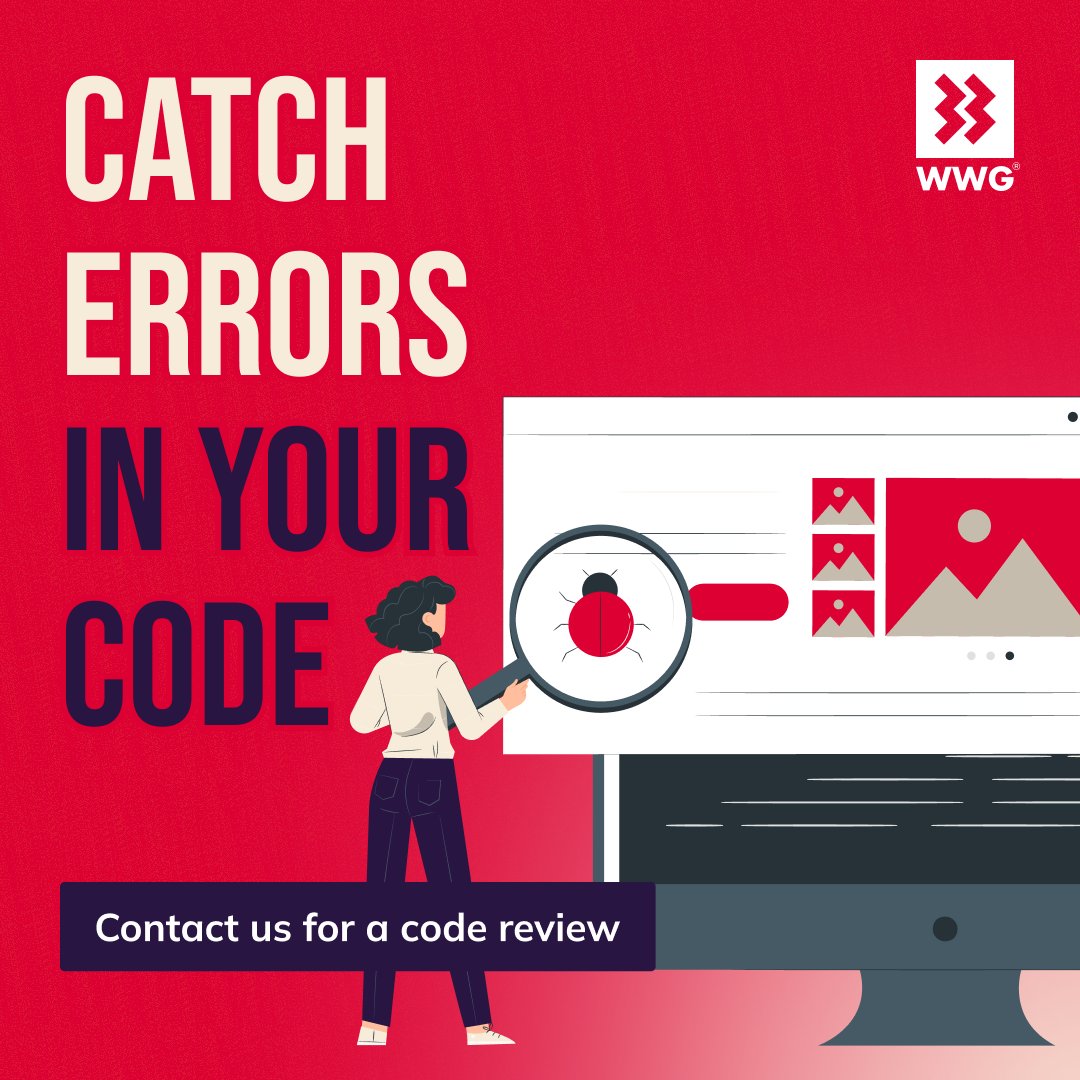 Improve the quality of your code and increase your team's productivity with our code review service! Catch errors before they become issues and streamline your development process. 

#CodeReview #WWG #SoftwareDevelopment