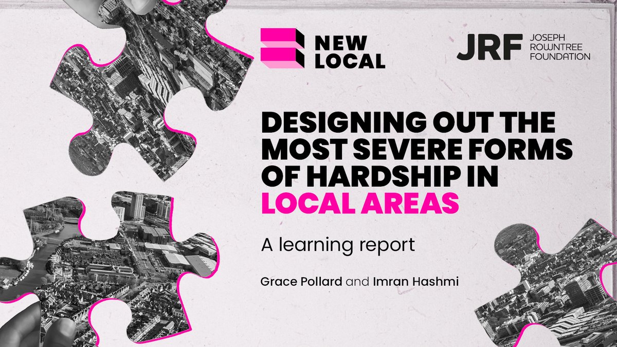 📣 New report 📣

Urgent action is needed in response to deepening poverty in the UK.

In partnership w/ <a href="/jrf_uk/">Joseph Rowntree Foundation</a>, we’re pleased to launch a new learning report on designing out the most severe forms of hardship in local areas.

👀👉jrf.org.uk/report/designi…

🧵👇