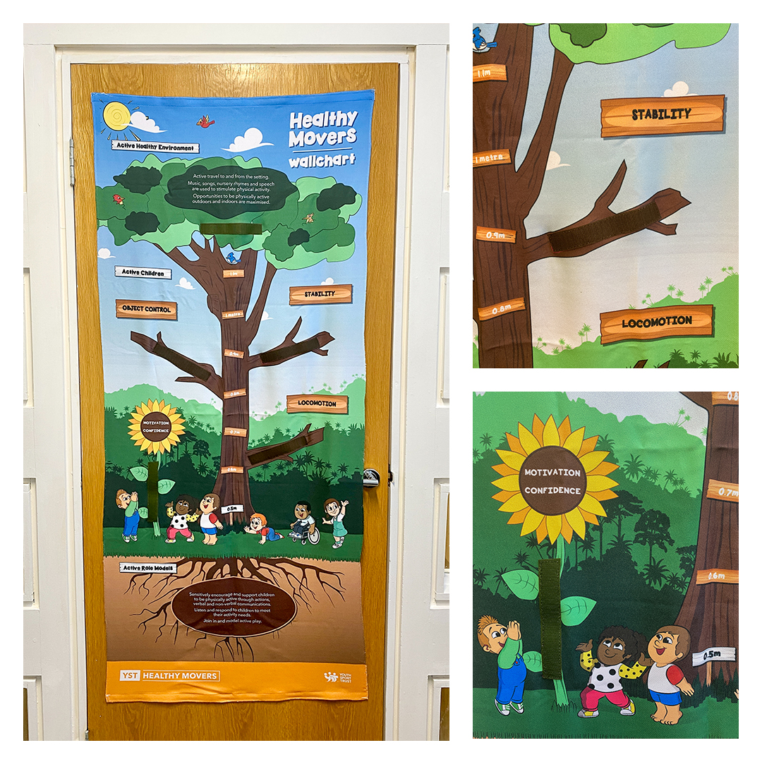 We enjoyed working on the Youth Sport Trust Healthy Movers wall chart!

We made the wall chart with interactive Velco® circles that the learners could stick onto the chart! 🍎🌲🧒

bit.ly/YST-Healthymov…

#youthsporttrust #print #design #interactive #wallchart #education