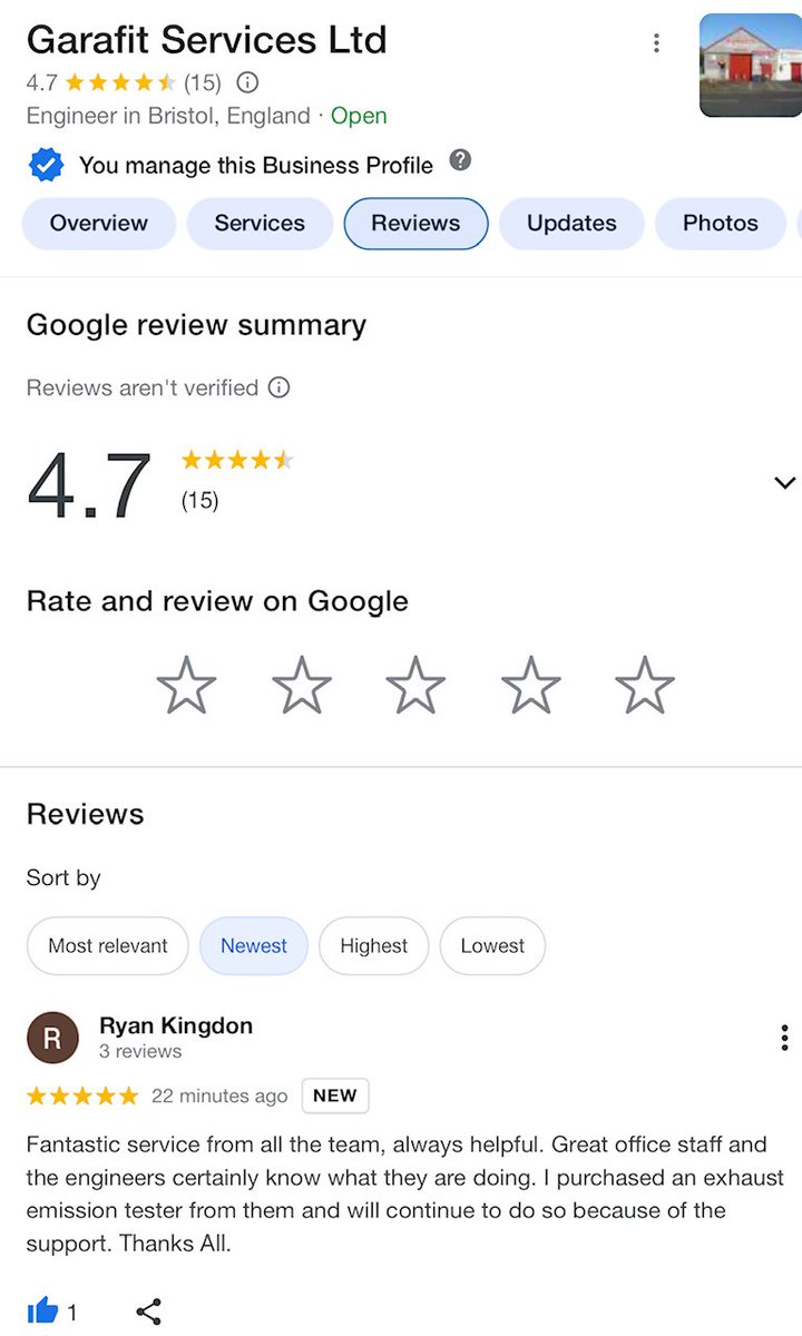 Garafitservices's tweet photo. Another amazing review from another happy customer

If you have had an install, repair or service done by us, we would love to hear your thoughts!

Click on the link below to leave your review!
https://t.co/BhXJ9WQGLB

#happycustomer #review #repairs #service #calibration https://t.co/JfYIIAVofG