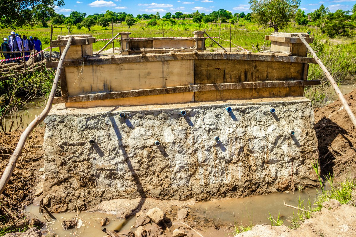 ProgrammeTrade's tweet photo. Transforming Agriculture through Diversification and Entrepreneurship (TRADE) Programme has embarked on construction and rehabilitation of roads, bridges, buildings to support commodities and livestock water points. Below are some pictures illustrating progress made so far. https://t.co/ficbcUfPGj