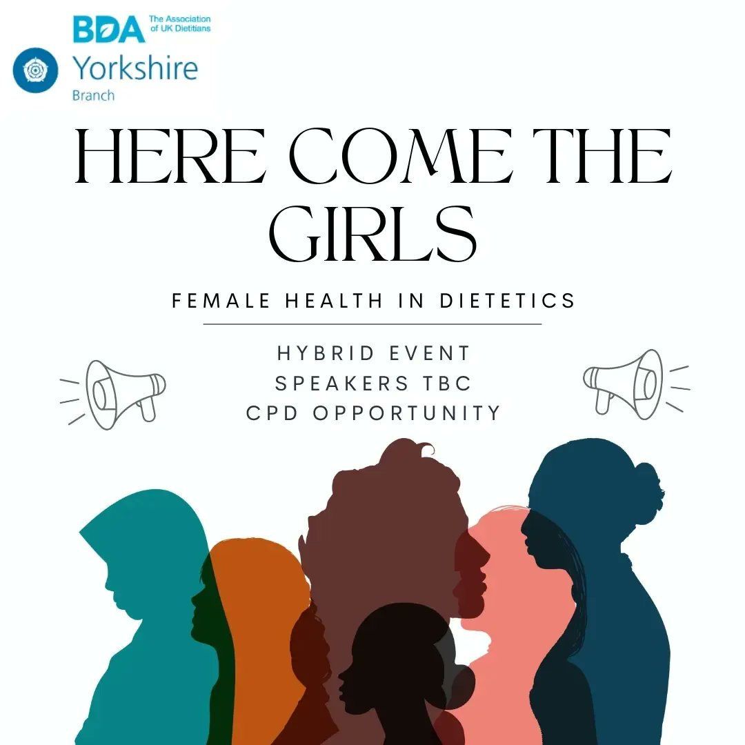 A reminder we have an event on in 1 months time at the crown plaza Leeds!!
Saturday 10th June
All welcome - not just dietitians
Hybrid event! 
Speakers announced this week
Link in bio!