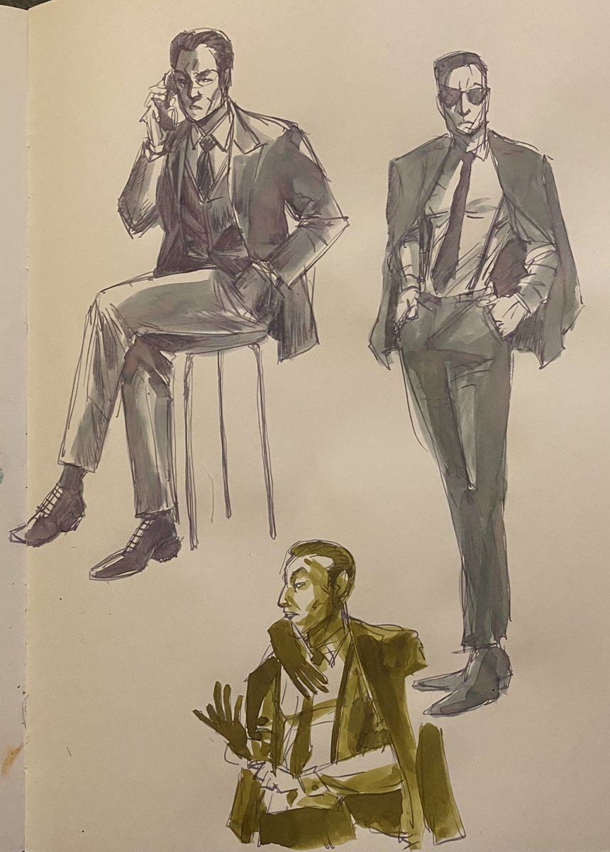 「Some poses reffed from  and Yooichi Kado」|Kelly Turnbullのイラスト