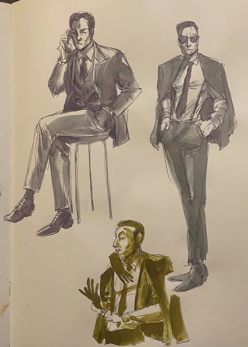 Some poses reffed from  and Yooichi Kadono