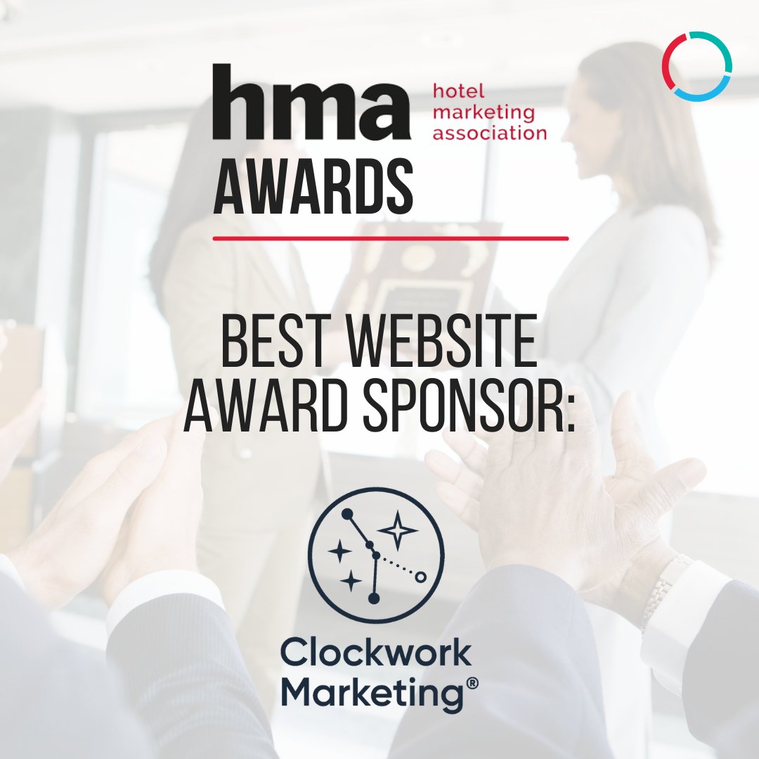 HOSPA (@hospatweets) on Twitter photo We're pleased to share another brilliant sponsor for this year's <a href="/HMAinfo/">Hotel Marketing Assn</a>, <a href="/ClockworkM/">Clockwork Marketing</a>, specialists in hospitality and hotel marketing. 👏
For more information on our sponsors, please head over to: hotelmarketingassociation.com/current-partne…
#MarketingAwards #HotelMarketing #Hospitality We're pleased to share another brilliant sponsor for this year's <a href="/HMAinfo/">Hotel Marketing Assn</a>, <a href="/ClockworkM/">Clockwork Marketing</a>, specialists in hospitality and hotel marketing. 👏
For more information on our sponsors, please head over to: hotelmarketingassociation.com/current-partne…
#MarketingAwards #HotelMarketing #Hospitality