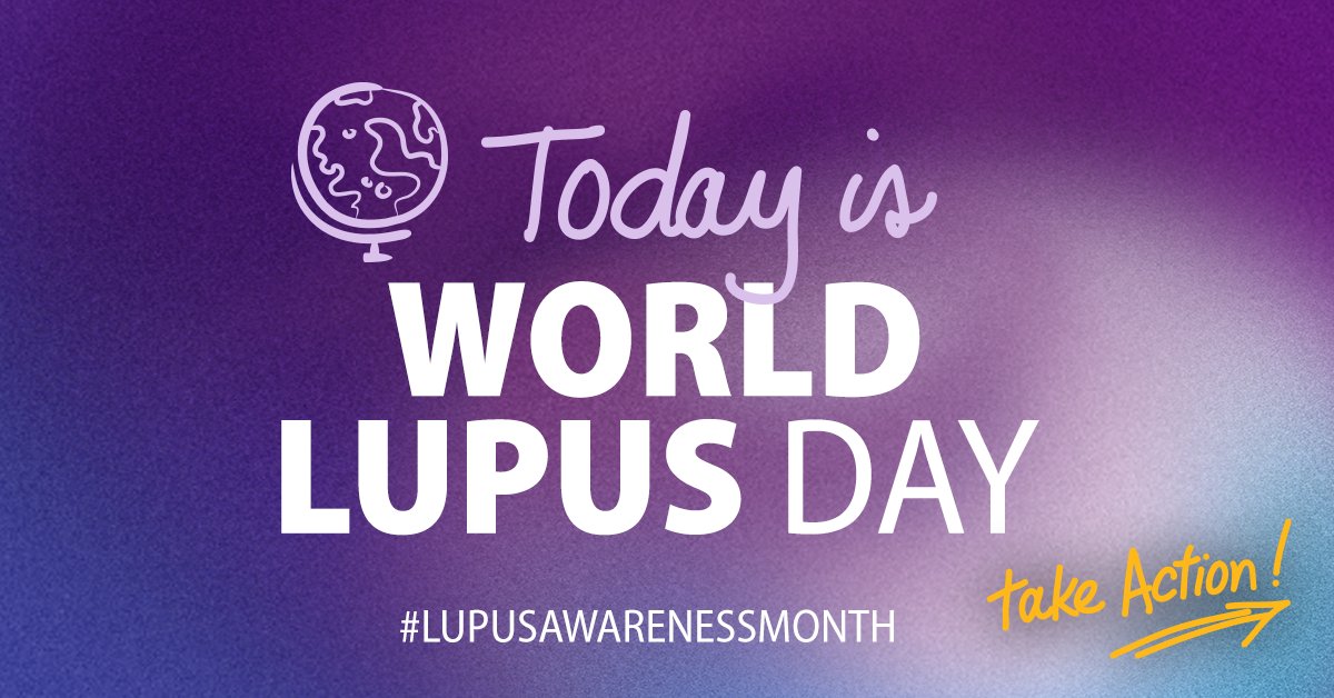 LupusOrg's tweet image. It’s #WorldLupusDay! As you rock your best purple outfit or accessories, join the global lupus community and take ACTION today to Make Lupus Visible! (🧵1/2)