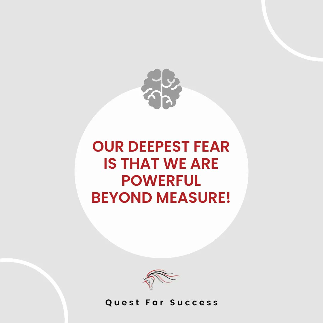QFS_NLPTraining's tweet image. Our deepest fear is not that we are inadequate. Our deepest fear is that we are powerful beyond measure. 📣 Nelson Mandela. 

Read more in our blog, Transforming Those You Touch: buff.ly/40Zcf2a

#nlptechniques #nlpmaster #nlppractitioner #nlppractitioner #nlptrainer