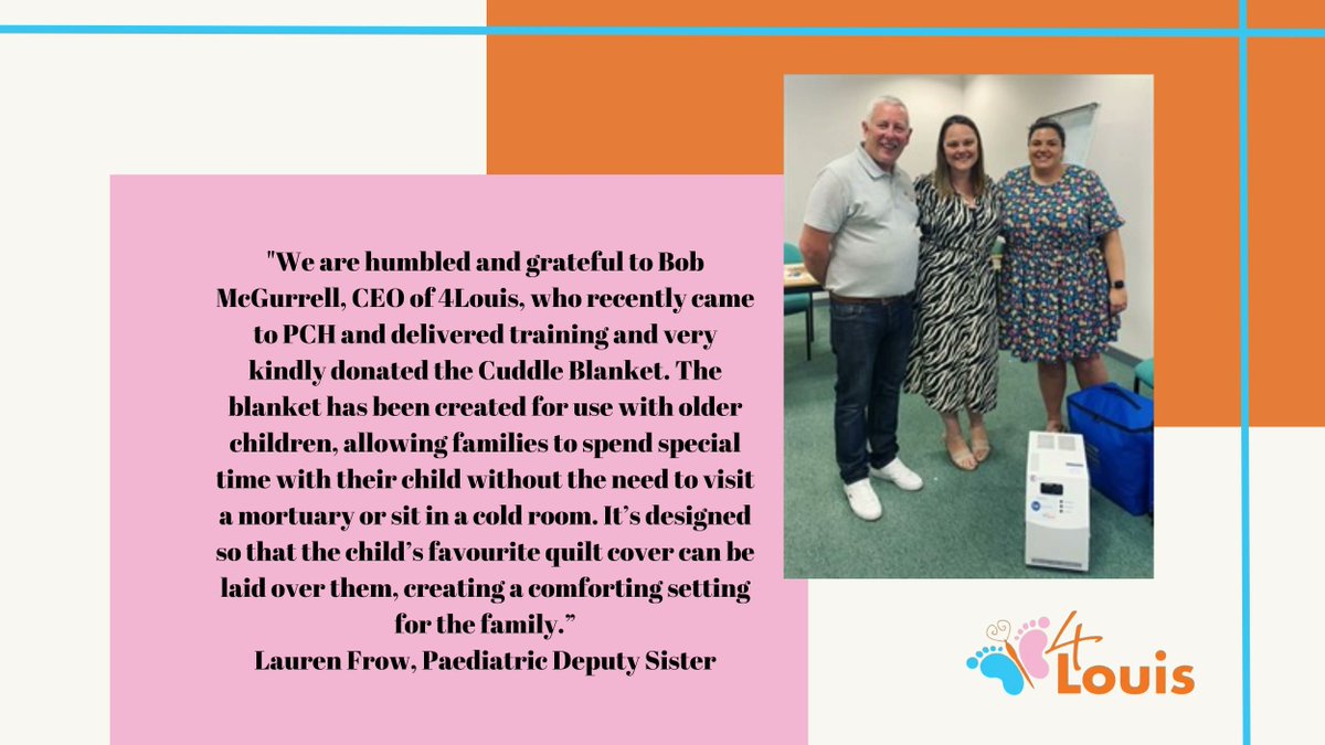 _4Louis's tweet photo. In memory of children who have passed, 4Louis have suported families in donating 20 CuddleBlanket's to hospitals across the UK. We hope this device can offer some comfort and peace of mind to those who need it most. #CuddleBlanket #MortuaryBlanket #4Louis #PreserveDignity https://t.co/HVYdDMmSYu