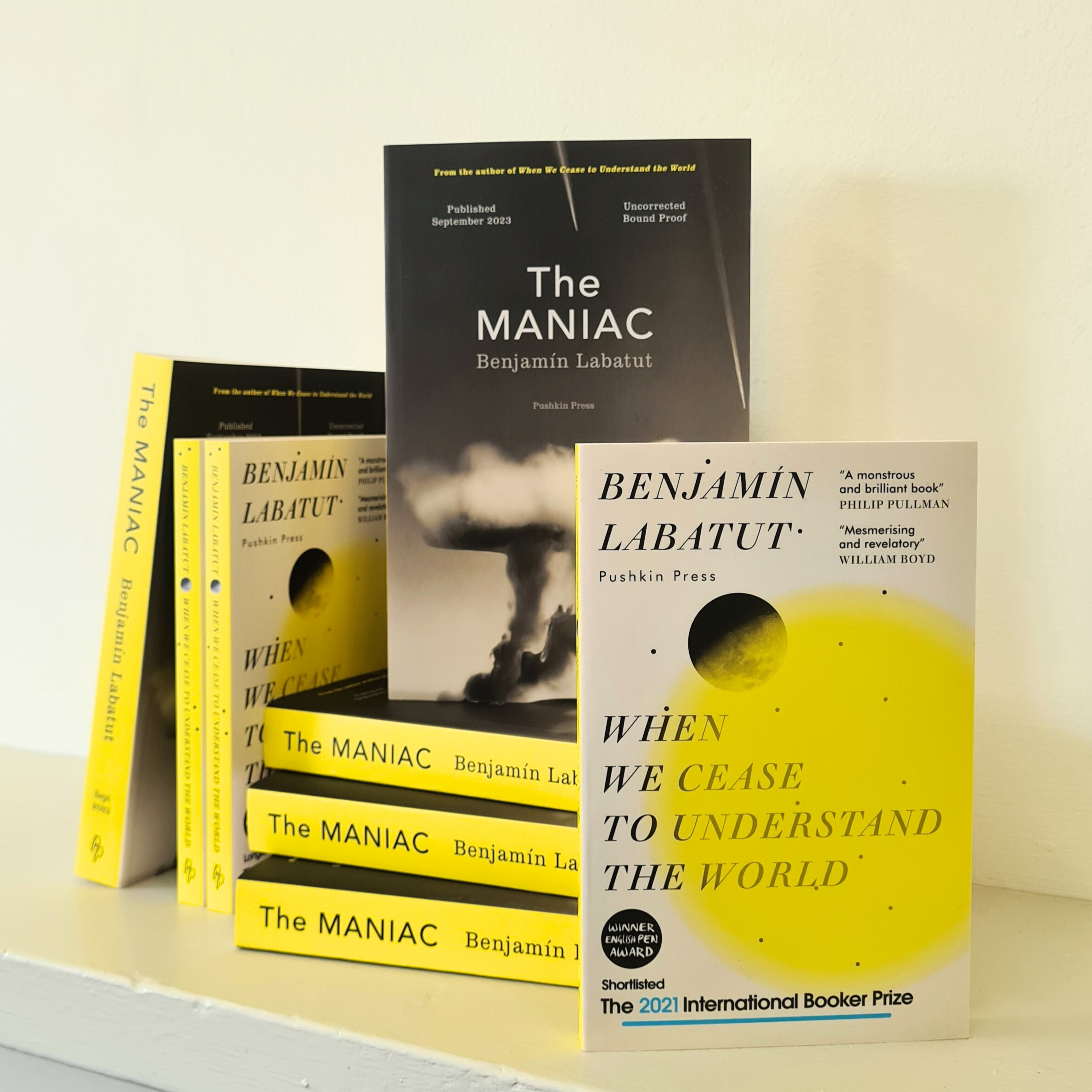 Penguin Press on Instagram: GIVEAWAY CLOSED! There's been huge  anticipation for The MANIAC, the newest novel from Benjamín Labatut, whose  last book, When We Cease to Understand the World, was a Booker