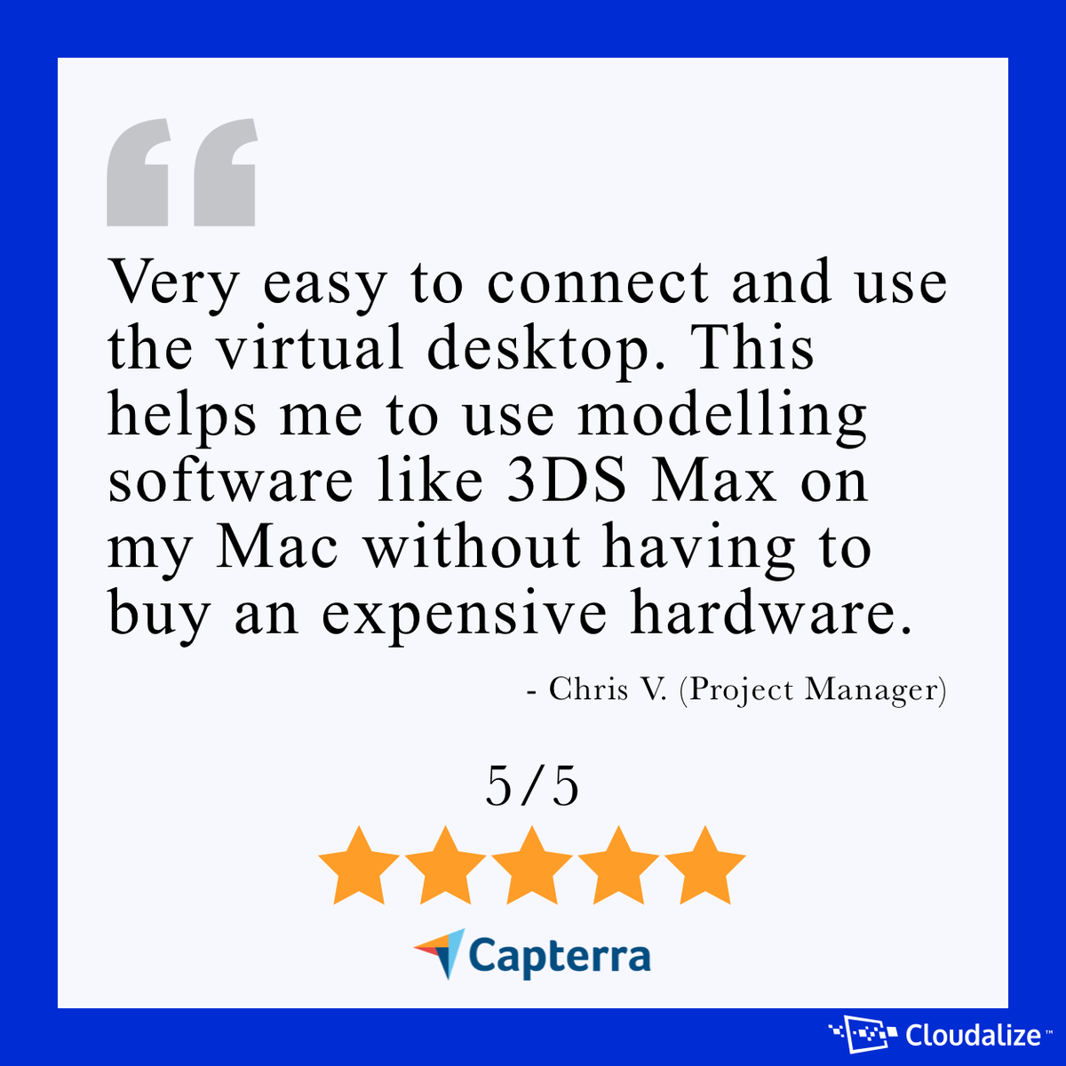 We're delighted to share another positive customer testimonial. 

Read the full review 👇
hubs.la/Q01Pjj1j0

#testimonial #review #virtualdesktop