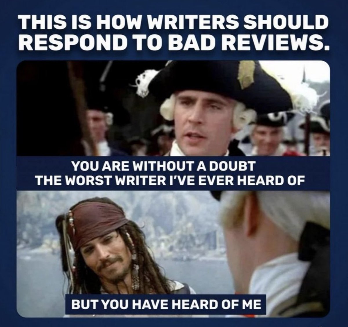 SarahSaysWrite's tweet photo. A little #WritingCommunity humor to remind us that writing takes having a pretty thick skin. Laughter helps…and coffee. 😂

#5amwritersclub https://t.co/SRWNVEmLNb