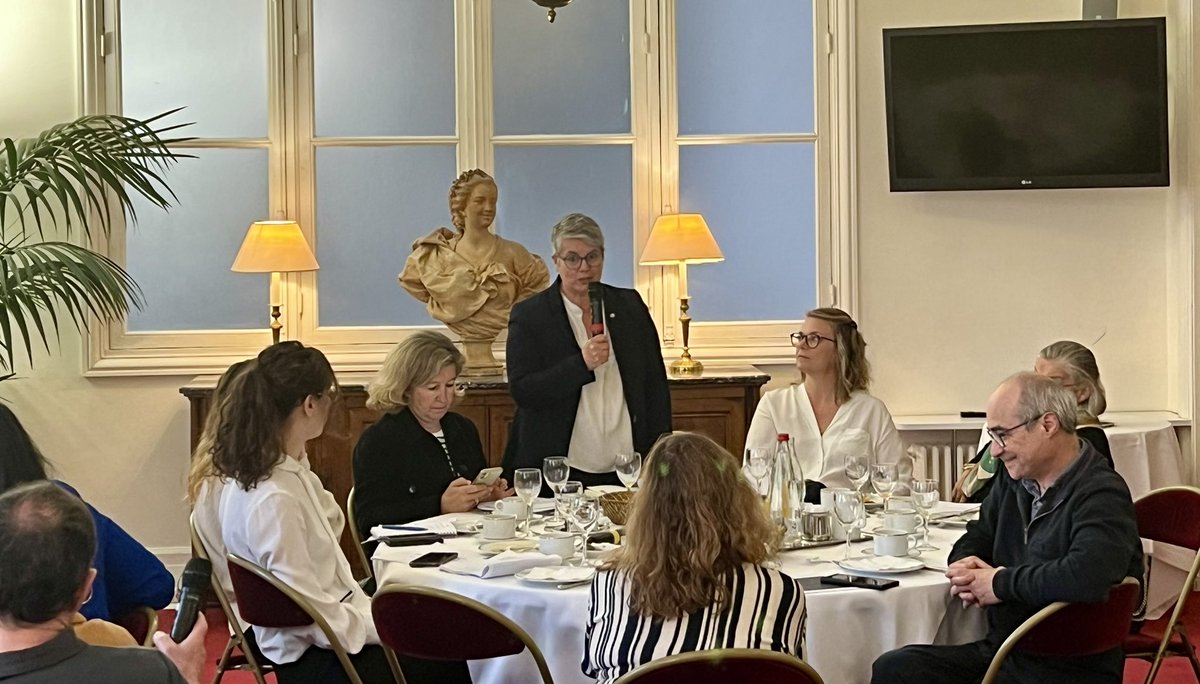 Huguette_Tiegna's tweet photo. J'ai eu le plaisir d'organiser une rencontre entre députés &amp; professionnels du secteur sur la #santémentale des enfants et adolescents. Un temps d'échange transpartisan et une discussion riche autour des besoins des acteurs et de la proposition de loi que j'ai déposée en janvier. https://t.co/4wie5jzpYb