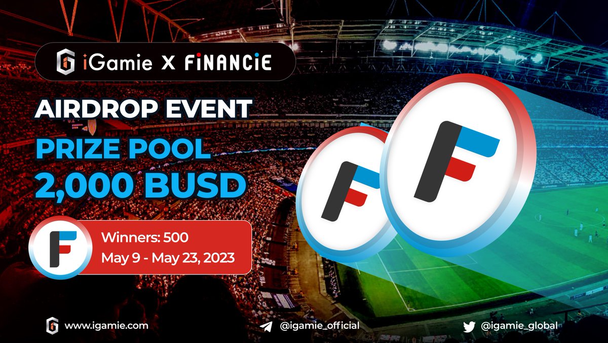 iGamie (@igamie_global) on Twitter photo Our giveaway campaign with <a href="/Fnct_Officialen/">FNCT_Official_En</a> is now Live!
🪂AirDrop Event 2,000BUSD For Participants!
🎁Winners 500 🎁
⏰Ends on May 23
Details:
gleam.io/gcbsx/igamie-x…………
Follow:
1️⃣ <a href="/Fnct_Officialen/">FNCT_Official_En</a>
2️⃣ <a href="/igamie_global/">iGamie</a>
#FNCT #Web3 #FiNANCiE #iGamie Our giveaway campaign with <a href="/Fnct_Officialen/">FNCT_Official_En</a> is now Live!
🪂AirDrop Event 2,000BUSD For Participants!
🎁Winners 500 🎁
⏰Ends on May 23
Details:
gleam.io/gcbsx/igamie-x…………
Follow:
1️⃣ <a href="/Fnct_Officialen/">FNCT_Official_En</a>
2️⃣ <a href="/igamie_global/">iGamie</a>
#FNCT #Web3 #FiNANCiE #iGamie