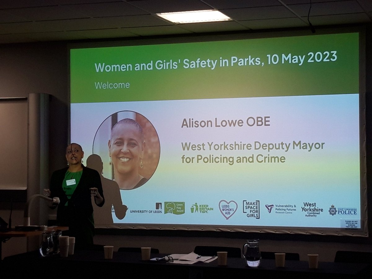 Opening of conference on making parks safe for women and girls and launch of new guidance #saferparks