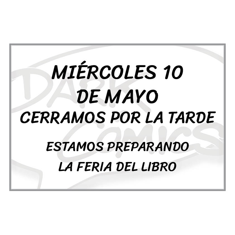 Aviso (muy) importante: 

Esta tarde cerramos la tienda para poder preparar la Feria del libro que se celebrará desde este jueves hasta el próximo domingo en el parque de La Concordia.

Para cualquier tema (muy) urgente, estaremos disponibles a través de los canales habituales.