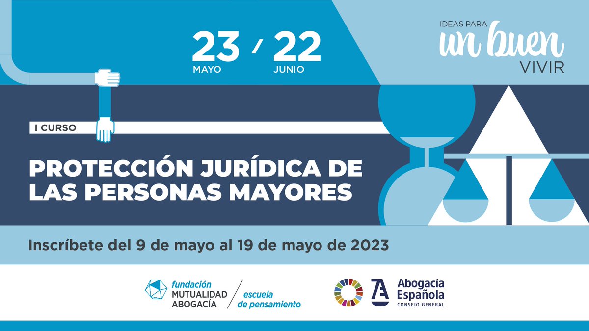 Escuela de Pensamiento FM (@edp_fundacion) on Twitter photo #Formación 🎓 ¡Lanzamos junto a <a href="/Abogacia_es/">Abogacía Española</a> el I curso Protección Jurídica de las #PersonasMayores!
Examinaremos sus derechos y libertades ofreciendo una visión jurídica sobre sus necesidades normativas y tratar de erradicar el edadismo en la profesión.
👉hubs.li/Q01PjjTz0 #Formación 🎓 ¡Lanzamos junto a <a href="/Abogacia_es/">Abogacía Española</a> el I curso Protección Jurídica de las #PersonasMayores!
Examinaremos sus derechos y libertades ofreciendo una visión jurídica sobre sus necesidades normativas y tratar de erradicar el edadismo en la profesión.
👉hubs.li/Q01PjjTz0