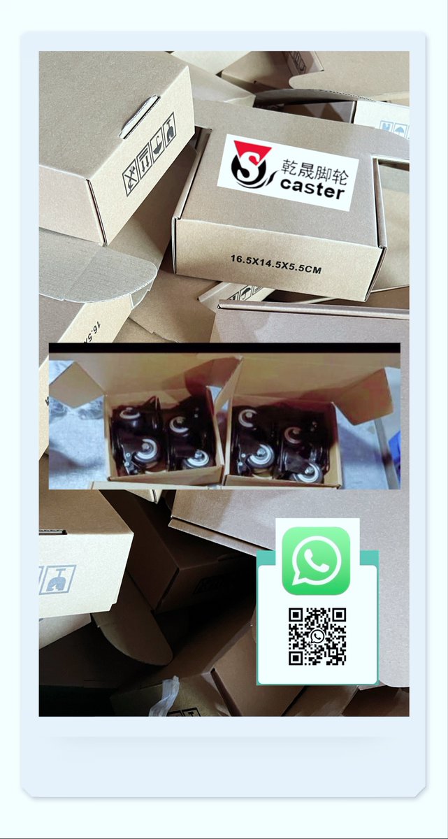 ynfngling1's tweet image. Boxes for Set Package  
#casters #wheels #setpackage #manufacturing #distribution #equipment #fabrication #warehouse #pvcwheels #industrial #qscaster #castor #ruedas  #ferreteria #fabricantes  #redcupwheels WhatsApp:+8613822734689 
E-mail:annieliang@crownsindustry.com