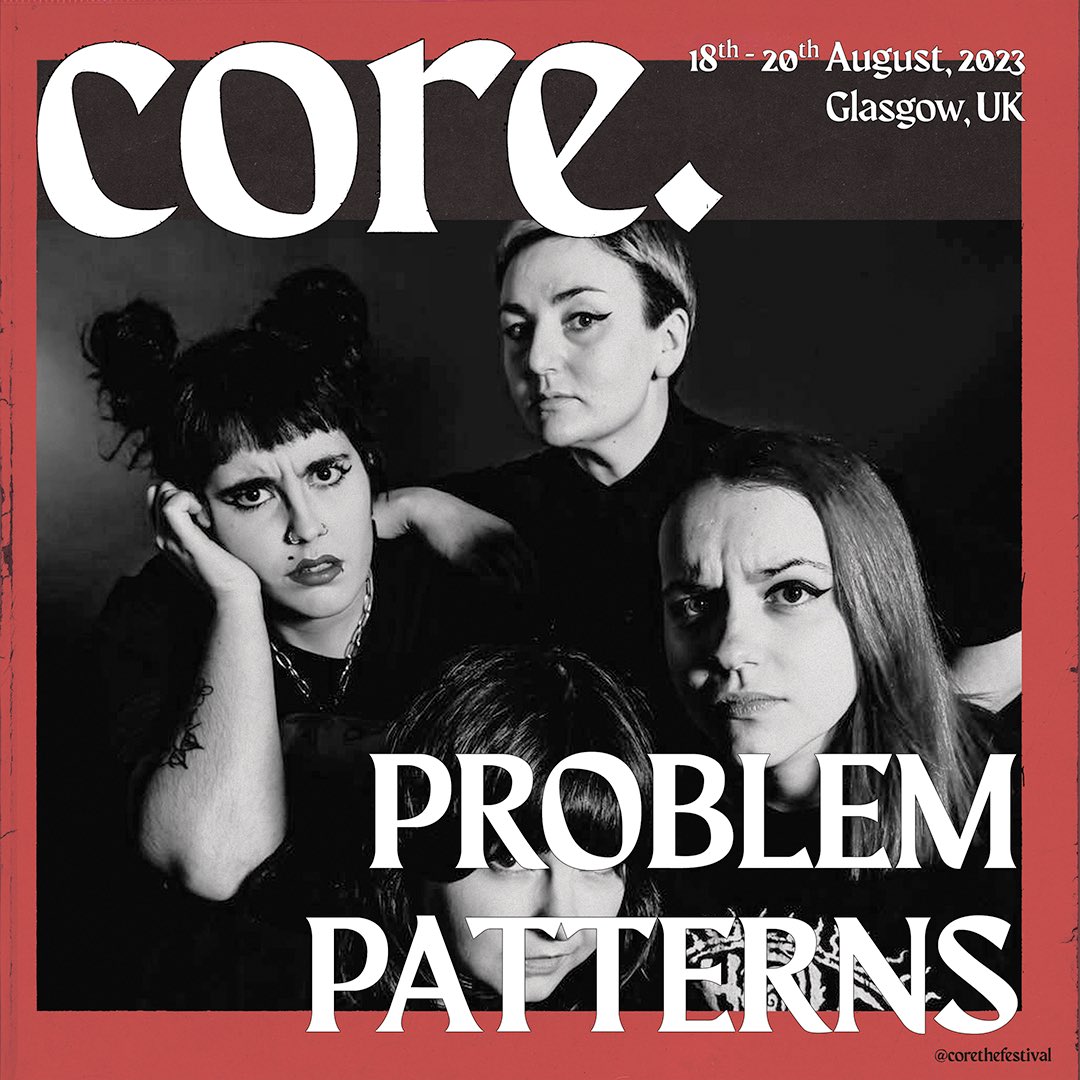 probpatterns's tweet image. So grateful to @FitToWorkBand for asking us to be part of the first ever @corethefestival this August in Glasgow! This lineup is HEAVY! 

See you there!
Tix: corethefestival.com