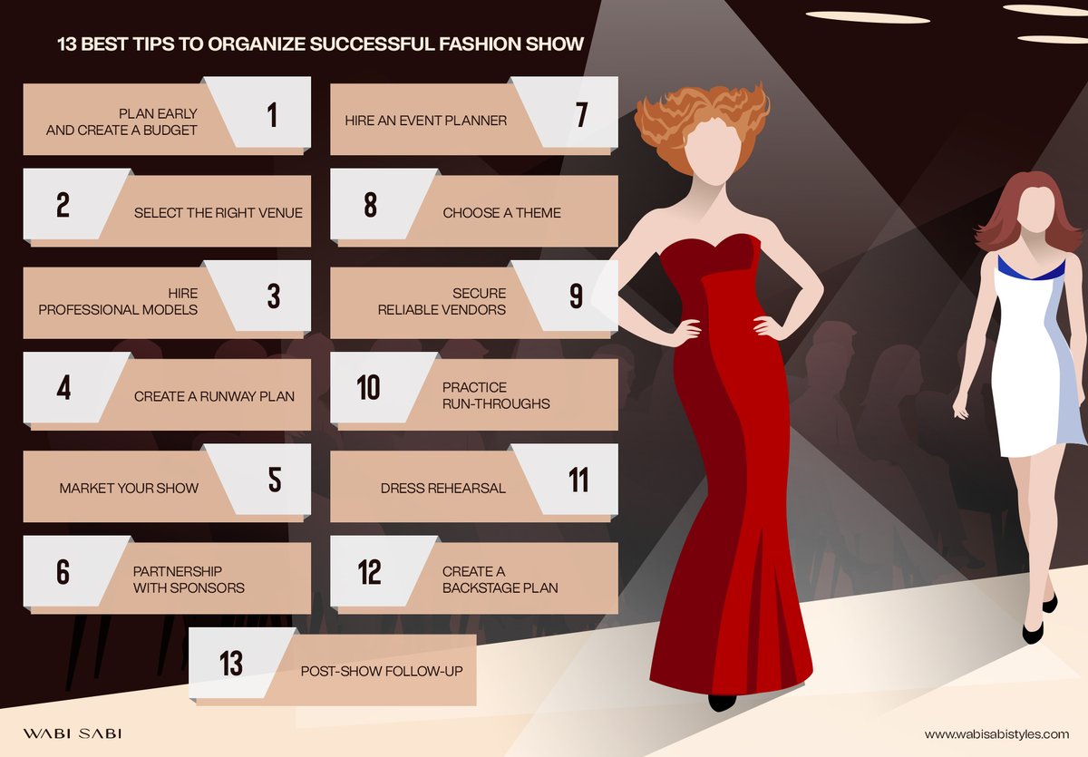 13 Best Tips to Organize a Successful Fashion Show
See Full Details - 
wabisabistyles.com/blogs/fashion-…
#wabisabistyles #fashion #style #fashionstyle #sequin #premiumfabrics #wabisabistyle #sequindress #designer #allfashion #luxurysequin #premiumfabrics #wabisabistyl