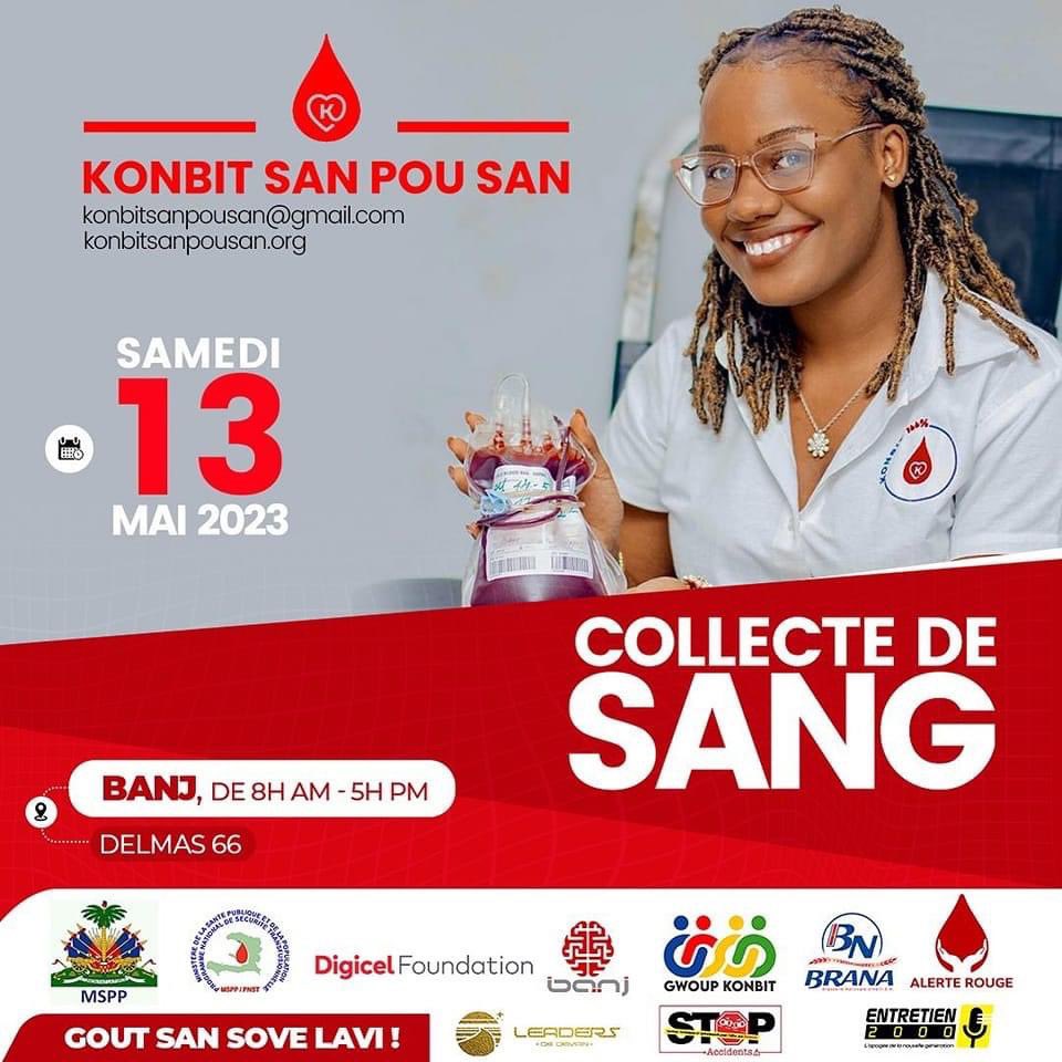 RegisteJerry's tweet photo. 🔴#Randevou kase pou #samdi 13 me nan #Banj pou vin sove lavi konpatriyòt Ayisyen nou yo. 
You n pase pran lòt.  M ap kontan wè nou zanmi m yo. M ap kontan nou bay san ansanm. 
#Goutsansovelavi https://t.co/CqMKHOezSf