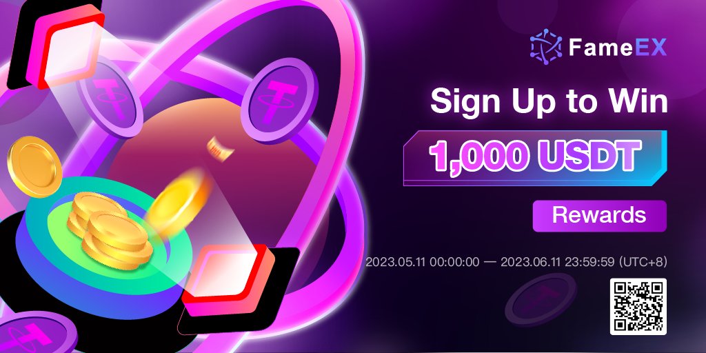 FameEXGlobal's tweet photo. 🔥Sign Up to Win 1,000 USDT Rewards🧧

To Enter:
✅Sign up on @FameEXGlobal
✅First deposit ≥ 10 USDT
✅Spot ≥ 50 USDT
✅Futures ≥ 500 USDT
✅Invite 1 friend

⏰May 11 to June 11

💰Get free bonus, trial funds, commission card & discount coupon!

🔗Details: https://t.co/EJl4KkgEAH
 
#Giveaway #Airdrops