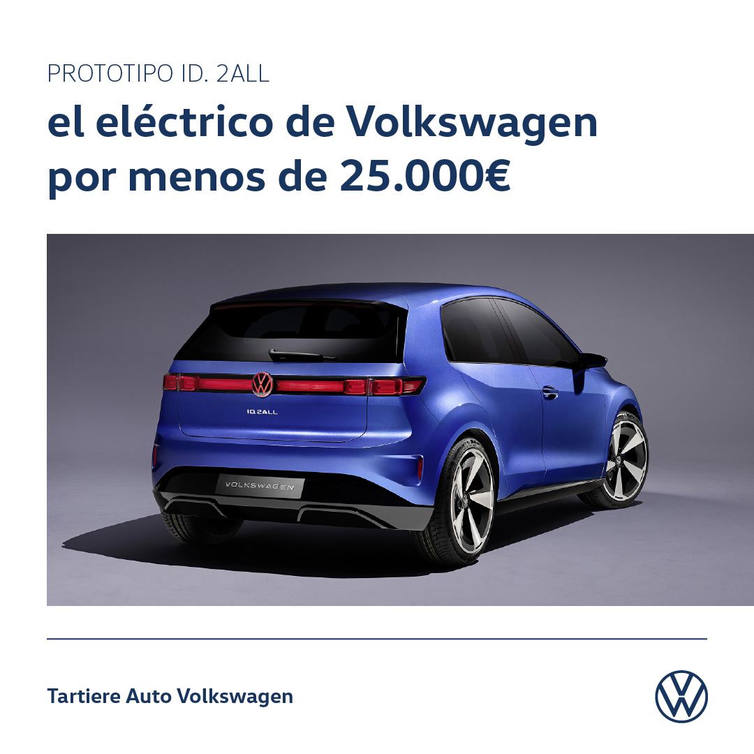 Tartiere Auto (@tartiereauto) on Twitter photo Volkswagen presenta el ID.2all, que muestra el nuevo lenguaje de diseño de la marca y ofrece un adelanto de su versión de producción programada para 2025.
Descúbrelo en el blog bit.ly/3LzZTt9
#TartiereAutoSiempreContigo #ID2All Volkswagen presenta el ID.2all, que muestra el nuevo lenguaje de diseño de la marca y ofrece un adelanto de su versión de producción programada para 2025.
Descúbrelo en el blog bit.ly/3LzZTt9
#TartiereAutoSiempreContigo #ID2All