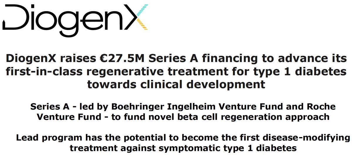 Collombat_P's tweet image. DiogenX, the startup stemming for our laboratory, raised 30 million USD for its Series A! Truly happy/honoured to have successfully completed this round of financing with such a syndicate of major players! 
Press release link: diogenx.com/PR_EN.pdf
