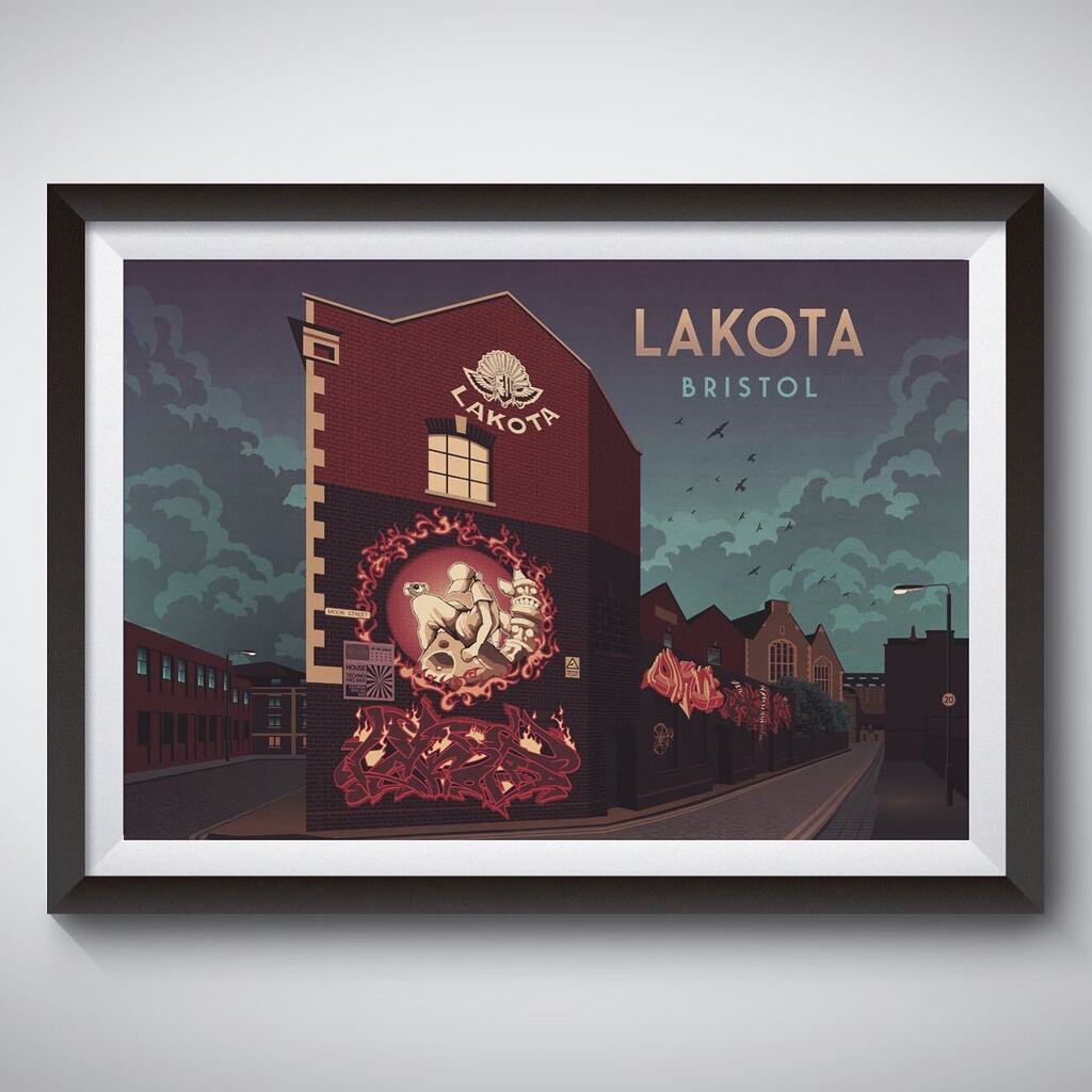 BucketListPrint's tweet photo. 🙌 Lakota, Bristol 🙌

The latest club to get the BLP treatment is Lakota in Bristol. A much loved nightclub housed in the only remaining part of the Stokes Croft Brewery building.

🖼️ Prints available at https://t.co/t3i1nieSSM

🌱 One tree planted fo… https://t.co/UePkYkQi7D https://t.co/I4bBqtqqkI