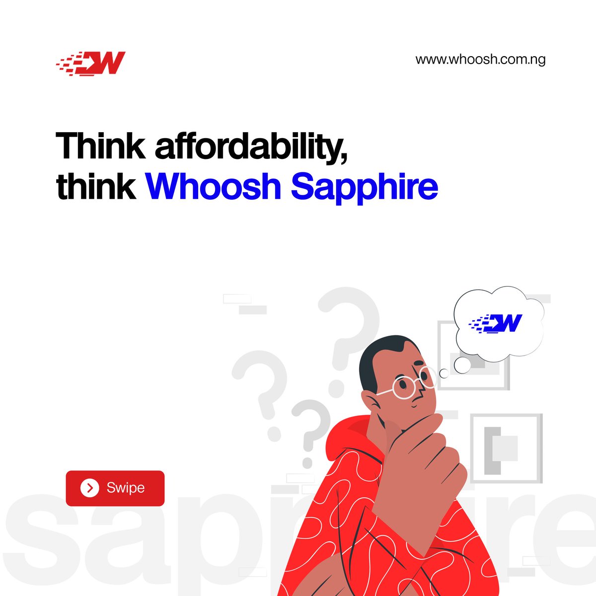 Whatever it is you want to send to anyone anywhere, do it at a convenient, trustworthy and pocket friendly price. Think economy, think Whoosh Emerald 👍

Send us a DM today! 

#letswhooshit #logisticsinlagos #mobilitymatters #whooshng #logisticsservices #shippingworldwide