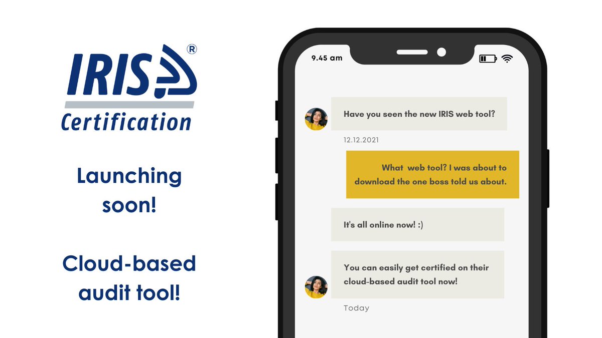 IRIS Certification on Twitter "Update! The IRIS Certification® audit