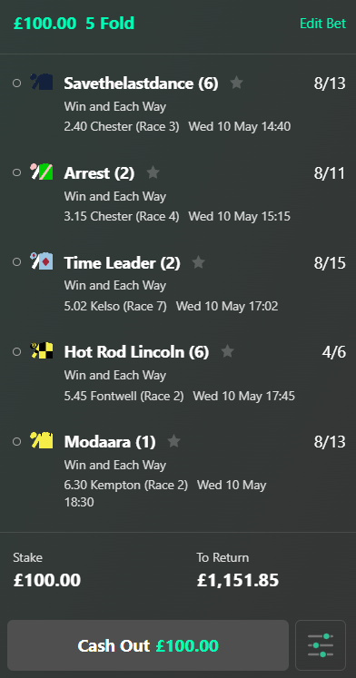 Lizard_bets's tweet photo. WEDNESDAY RACING 🏇

5 FOLD😍

🏇2:40 Savethelastdance 8/13
🏇3:15 Arrest 8/11
🏇5:02 Time Leader 8/15
🏇5:45 Hot Rod Lincoln 4/6
🏇6:30 Modaara 8/13

ODDS 10.5/1

£10 RTNS £115 ✅ https://t.co/FAP59x0xVj