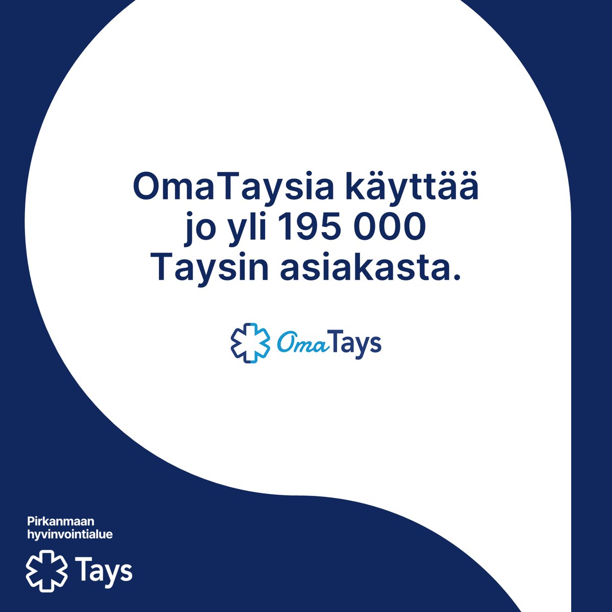 Tays_sairaala's tweet photo. Etävastaanottoja, hoitokeskusteluja, ajanvarausta, sähköisiä kyselyjä, verkkopoliklinikoita. Syksyllä 2019 Taysin sähköisen asioinnin palvelu OmaTays saavutti 20 000 käyttäjän rajan. Nyt rekisteröityneitä asiakkaita on lähes 200 000.
#digitaitaitoviikko #omatays @Pirha_fi https://t.co/PorWHRJM4c
