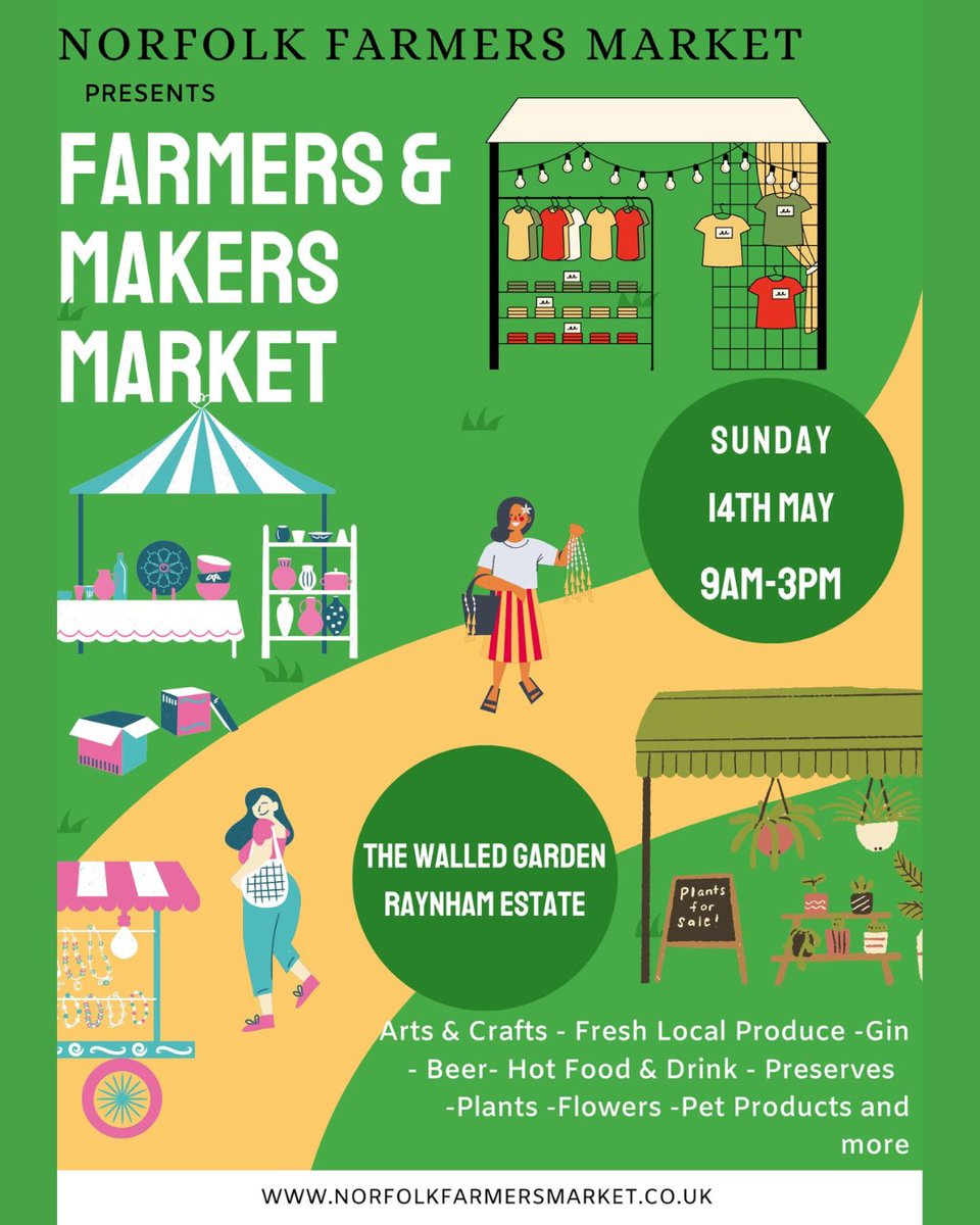 BuyLocalNorfolk (@buylocalnorfolk) on Twitter photo #WhatsOnWednesday 🎉
Coming up this weekend is a very special event at <a href="/RaynhamEstate/">Raynham Estate</a> organised by #BLNMember, @NflkFarmersMkt
The Buy Local Norfolk team will have a stall alongside 140 other small businesses!!
Come say hello 👋 and #BuyLocalToHelpLocal 💚 #WhatsOnWednesday 🎉
Coming up this weekend is a very special event at <a href="/RaynhamEstate/">Raynham Estate</a> organised by #BLNMember, @NflkFarmersMkt
The Buy Local Norfolk team will have a stall alongside 140 other small businesses!!
Come say hello 👋 and #BuyLocalToHelpLocal 💚